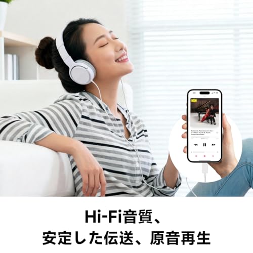 【Type-C全機種対応】USB Type-C 3.5mm 3極 4極 オーディオ 変換 アダプター ハイレゾ対応 DAC搭載 JCJC35MMBAI