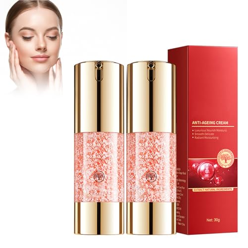 Hppsctink 2PCS Crema Hidratante Sangre de Dragón, Crema facial Sangre de Dragón, hidratante, rejuvenecedora y nutritiva, reduce las arrugas, ilumina el cutis y reafirma la piel, 2pcs*30g, cream