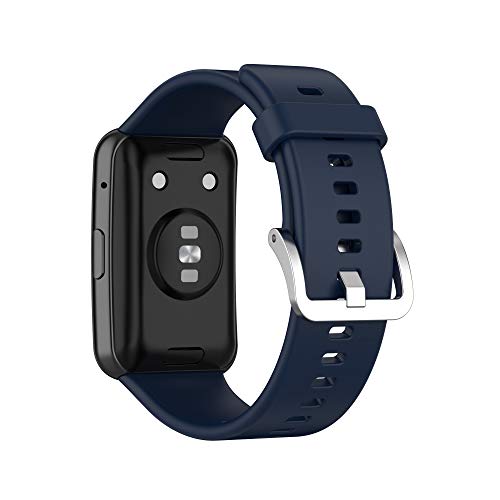 Correa Compatible con Huawei Watch FIT Azul oscuro miniatura 1