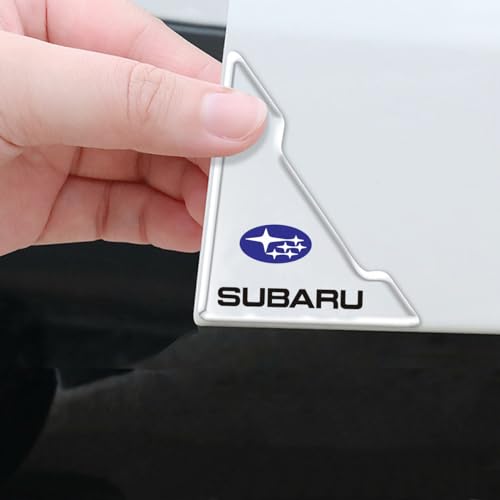 スバル 車ドアガード ドアコーナープロテクター 車ドアステッカー 車ドア保護 透明 傷防止 汚れ防止 着脱簡単 4点セット (透明,スバル) スバル 車ドアガード ドアコーナープロテクター 車ドアステッカー 車ドア保護 透明 傷防止 汚れ防止 着脱簡単 4点セット (透明,スバル)