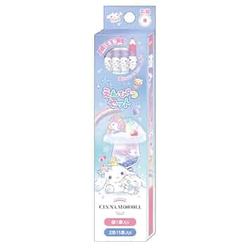 Amazon | クラックス シナモロール ダース鉛筆 2B 赤鉛筆 12本入り