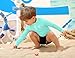 BesserBay Baby Girls Boys Raglan Long Sleeve Sun Proctection Mint Green Swimming Shirt Half Zip UPF 50+ Rashguard Top 18-24 Months