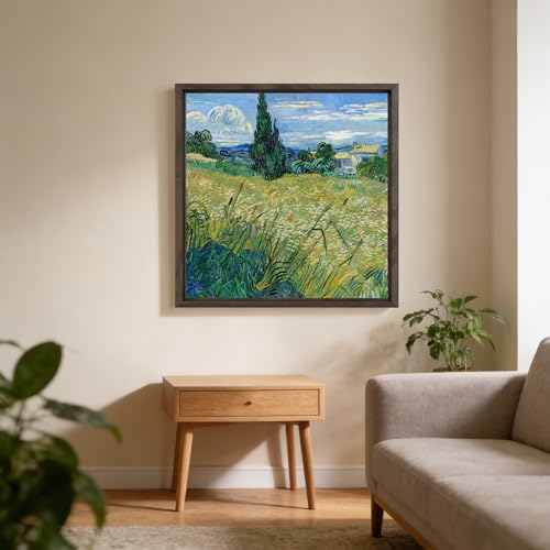 Image of Canvas Frames for 14 inchx14 inchPaintings with 0.6 inch~0.9 inch Deep Dark brown