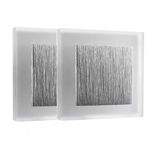 HVZUM 3 W warm weiße LED Treppenleuchte Treppenbeleuchtung Wandeinbauleuchte Beleuchtung von, Treppenleuchte, Wandeinbaustrahler, Treppenlicht Wandstrahler 230V Warmweiß (2 Pack)