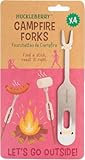 Huckleberry Marshmallow Gabeln + Sausage Maker | für Outdoor Camping | 4er Set - Aufsteck-Grillgabeln | für Stock, Lagerfeuer & Feuerschale