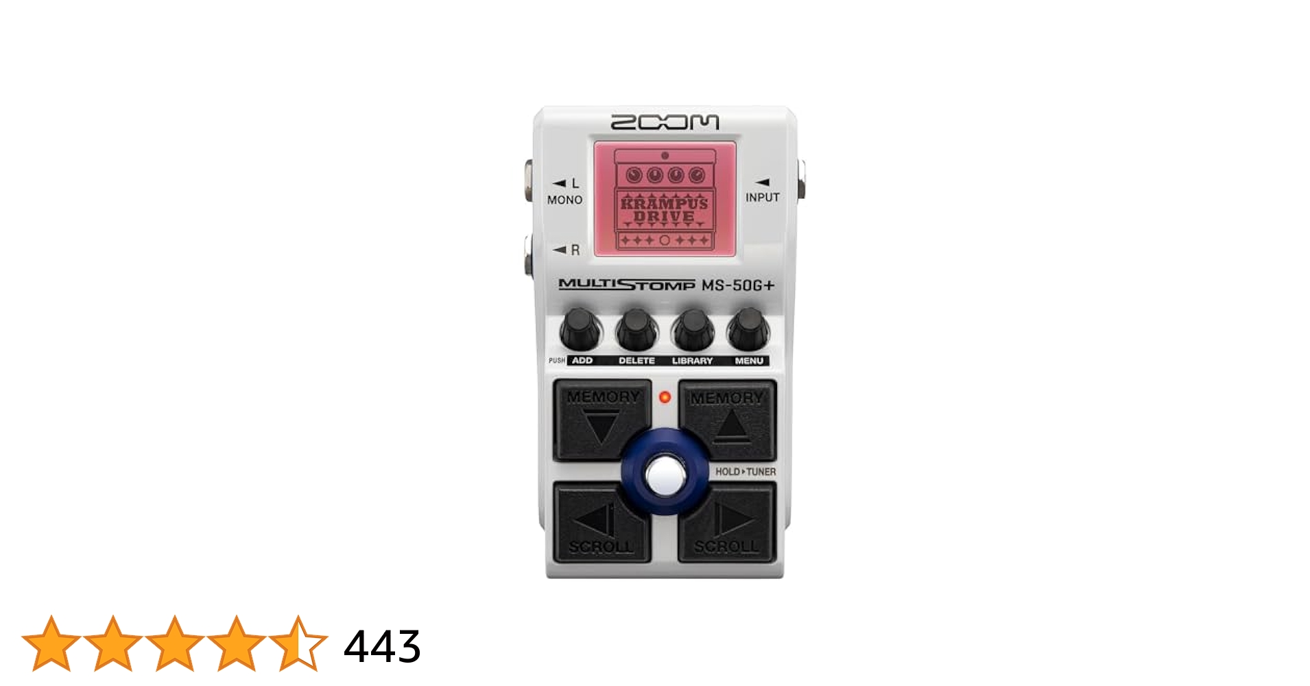Amazon.co.jp: ZOOM ズーム MS-50G+マルチストンプペダル