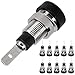 10Pcs Banana Socket Brass 2mm Panel Socket Connector Terminals for Electronic Industrial Equipment (Black)
