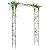 Skcoipsra 7FT Garden Arbor, Metal Arch Arbor Trellis for Plant Climbing, Garden Archway for Backyard Lawn Wedding Bridal Party Decorations