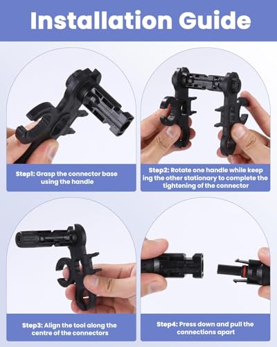 20 paar Solar Stecker Set, IP67 Wasserdicht Solarstecker Männlich/Weiblich, Solar Panel PV Kabel MC4 Stecker, Solar Verbinder Ladereglerzubehör