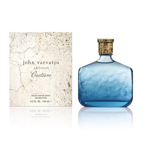 John Varvatos Artisan Costiero Eau de Parfum Spray, Cologne for Men, Aquatic Citrus Scent with Notes...