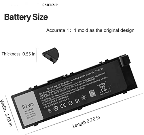 Batterie portable Dell Precision M7510 M7710 résout les coupures - 4