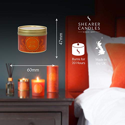 Shearer Candles Pomander Small Scented Gold Tin Candle Orange