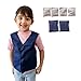 Fun and Function's Blue Weighted Vest – Medium (Ages 4-6) ADHD Steady Sensory Input to Calm and Focus – Stylish, Comfortable, Machine Washable – Weights Included