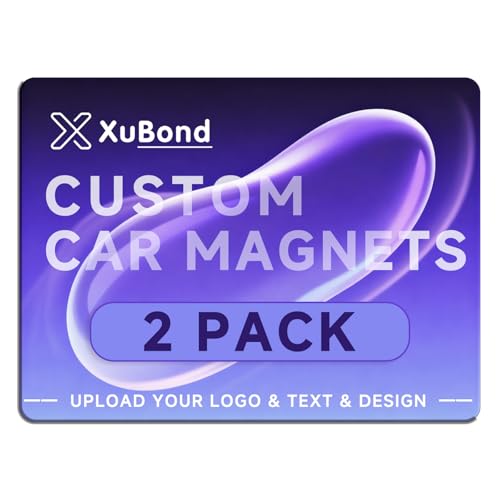 Custom car Magnets for Businesses 2 Pack | Personalized Magnetic car Signs | with Full Color Image Text and Logo |Effective Advertising Signs | Various Size | Weather-Resistant (3 X 10)