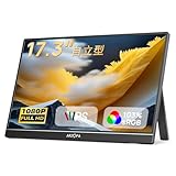 ARZOPA 17.3インチ ポータブルモニター 1920*1080 ゲーミング用 ポータブルディスプレイ IPS液晶パネル 薄型 自立型 スイッチ用 USB Type-C 標準HDMI PS4/XBOX/Switch/PC/Macなど対応 在宅勤務 リモートワーク A1M