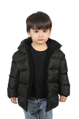 Jungen Winterjacke mit Kapuze – Winddichte, Atmungsaktive und...