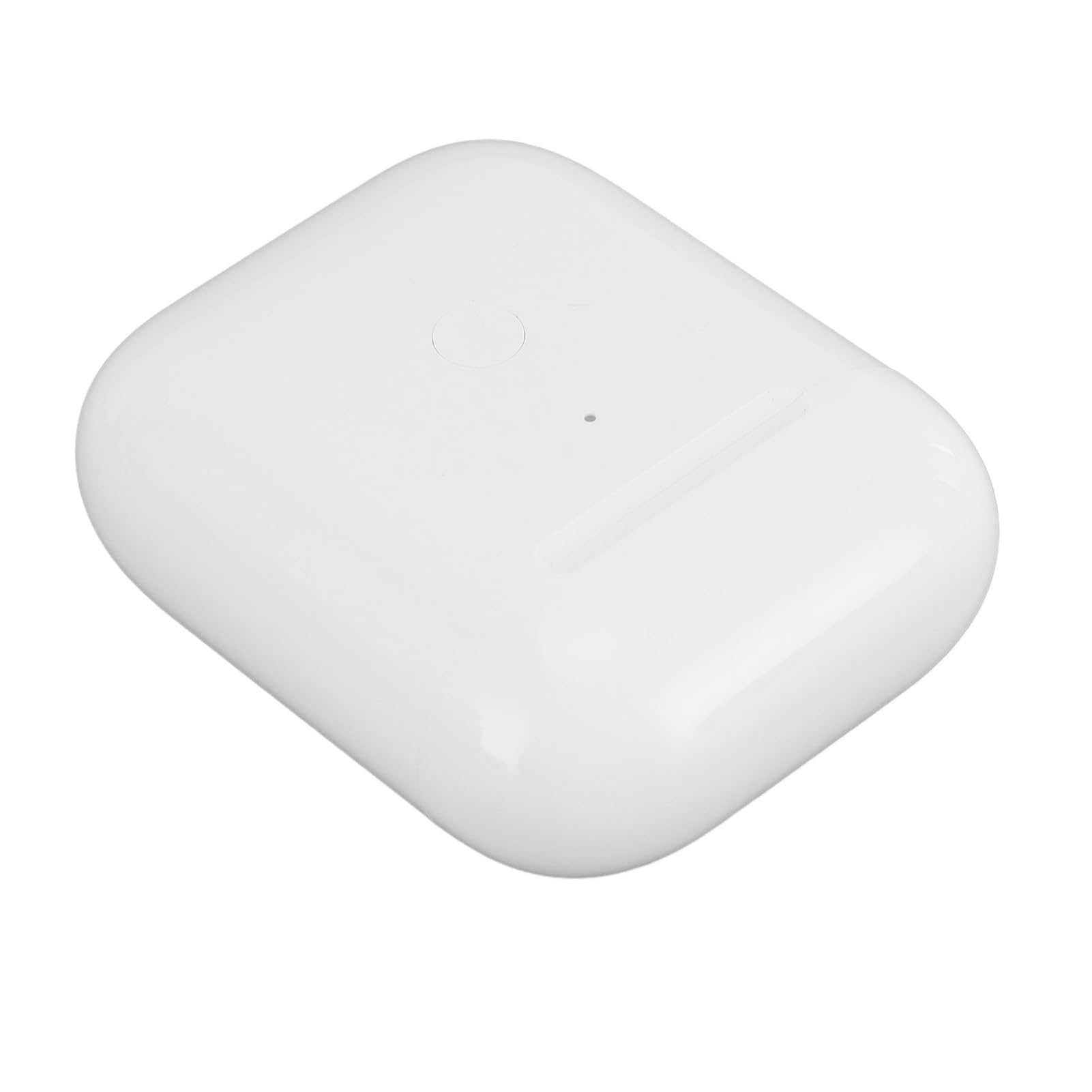 Fabater Custodia di Ricarica Wireless per Auricolari IOS di Prima Generazione di Ricambio con Pulsante di Sincronizzazione per Accoppiamento Bluetooth, Ricarica Rapida da 550 MAh, Doppia Cablata e