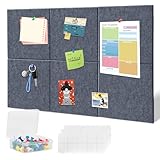 【Conception durable et pratique】 : les feuilles de feutre sont fabriquées en polyester recyclé, sûres et inodores et fabriquées sans colle ni produits chimiques ; Ils sont également très légers mais denses et robustes, peuvent maintenir vos épingles fermement en place sans tomber.