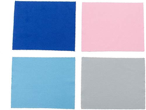 Sport Vision World Nuevo 5 pzas Paños de Microfibra para Gafas Cámaras Azul Claro