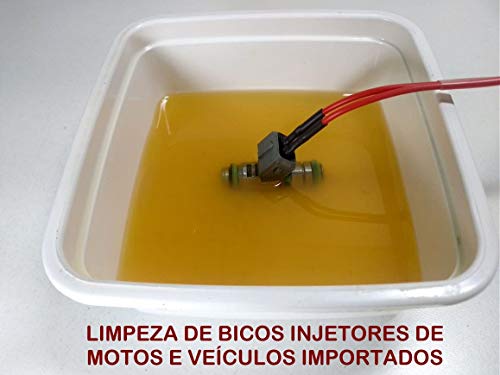 Máquina para limpeza e teste de bicos injetores (carros e motos)