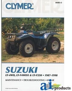 A&I - Clymer ATV Manual-Suzuki. Part NO: A-M483-2