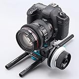 Fotga DP3000 M2 15mm Rail DSLR Focus Puller with A/B Fixed Stops for 5D II III 7D R5 R6 RP 60D A7 A7R A7S II III IV Z6 Z7 II GH4/5/5S BMPCC 4K DSLR Mirrorless Camera Video Filmmaking - Image 6