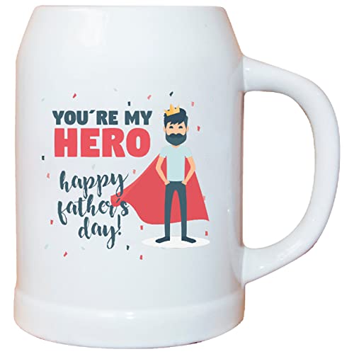 My Custom Style Boccale Birra Ceramica 720ml #papà-HappyFather5#