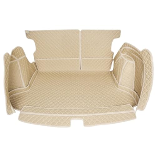 Tapis de coffre pour Vezel 2015-2019 en similicuir beige premium