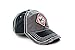 Vintage Allis Chalmers Logo Hat, Gray and Black Distressed