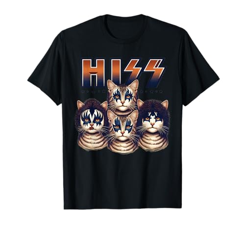 Hiss Cats Rock Kittens Rocking for Cat Lover Cat Mom