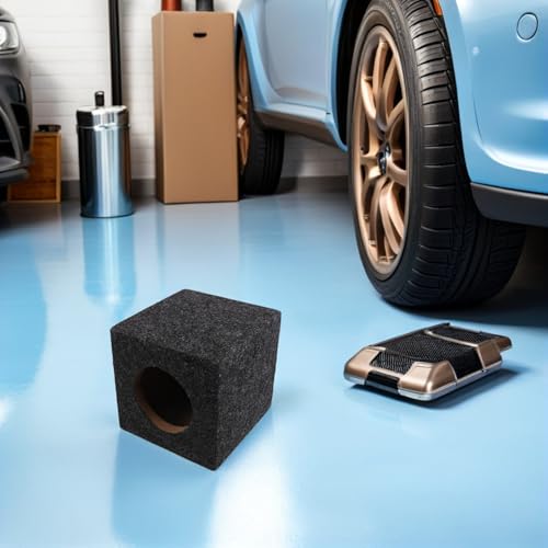 Caisson de basses en bois 4 pouces Abaodam avec boîtier audio scellé auto - 6