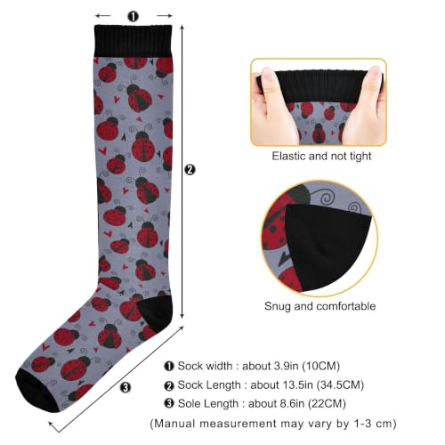 Image of Fisyme Socks for Women Men Warm Comfort Athletic Crew Running Hiking Cycling Compression Socks