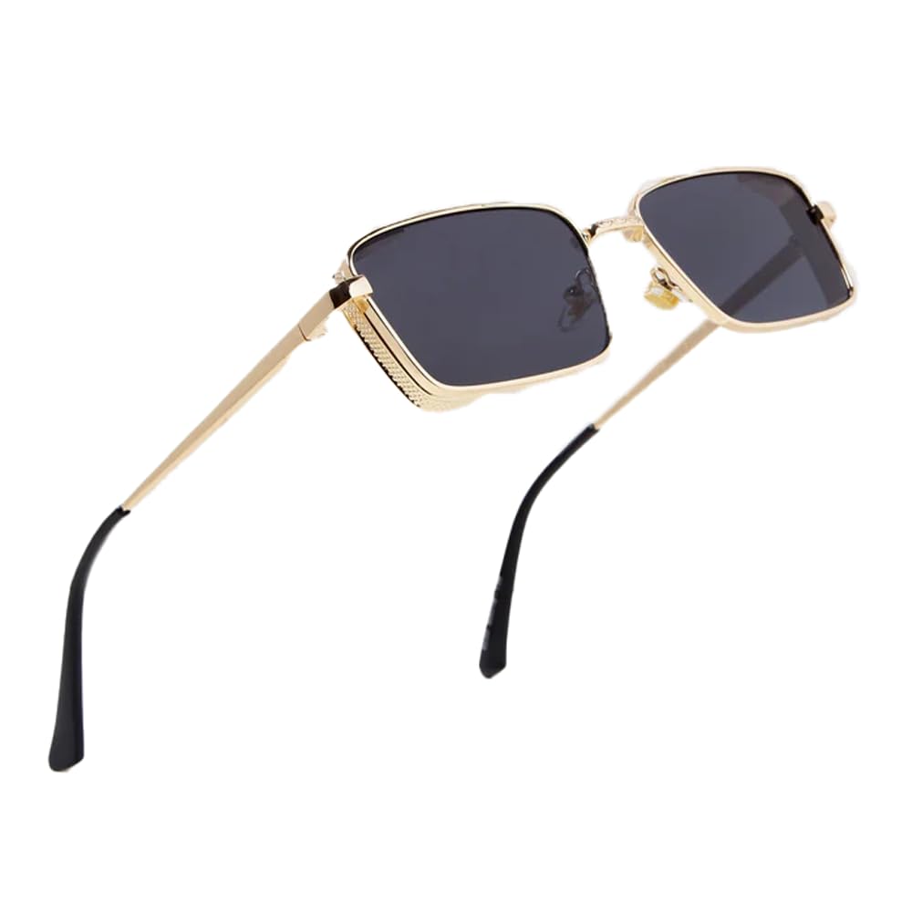 RORCE® Classic Square Sunglasses for Men Stylish & Women | Branded Goggles for Man & Woman | UV Protection Glasses | Sun G...