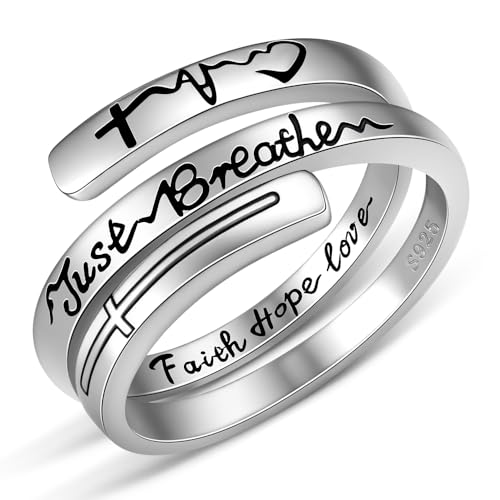 Bague Just Breathe en argent pour vos moments de sérénité