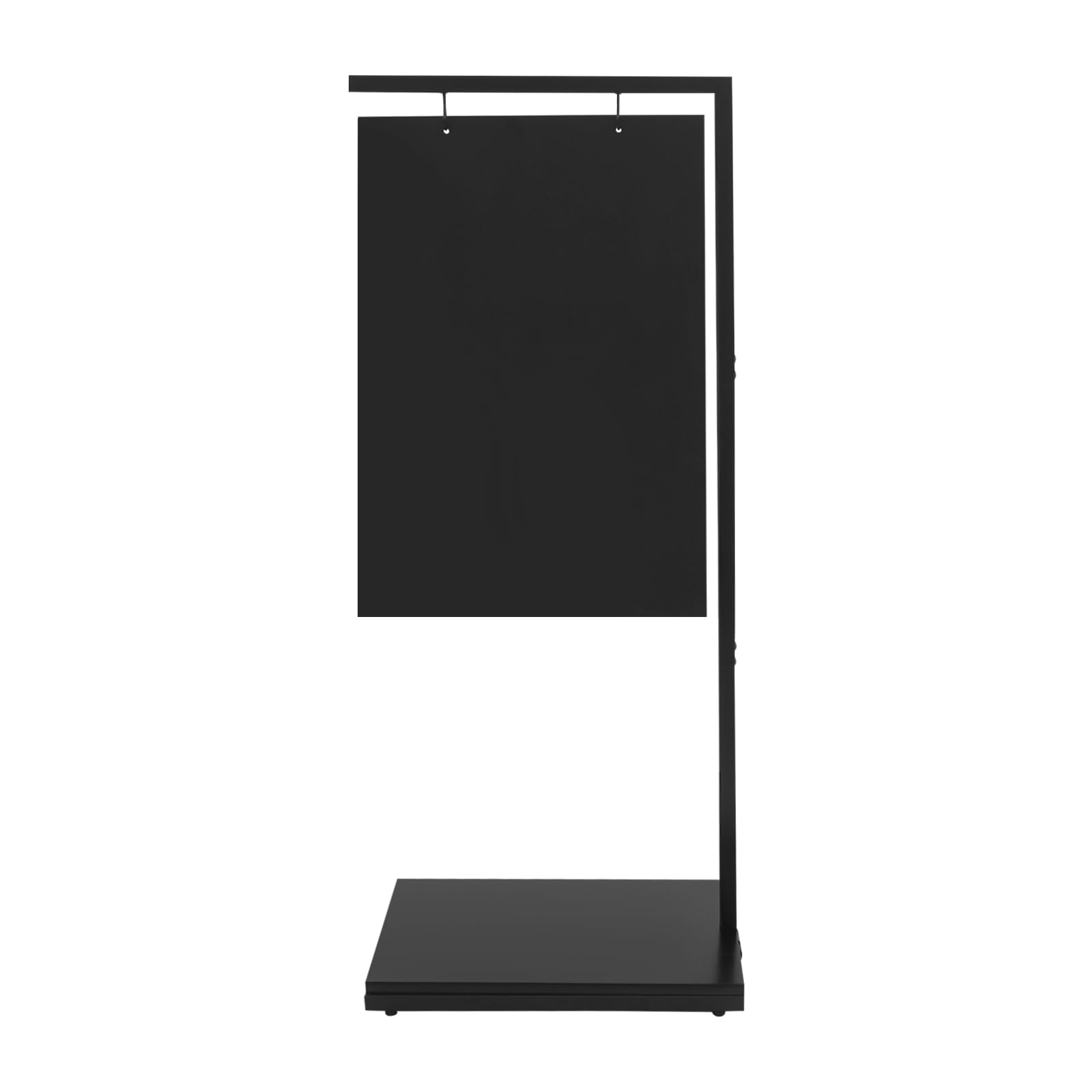 Kundenstopper, Bodenstehendes Kreidetafel, Beidseitige Freistehende Werbetafel Infoständer Werbeaufsteller für Cafe, Bar, Geschäfte, Schwarz