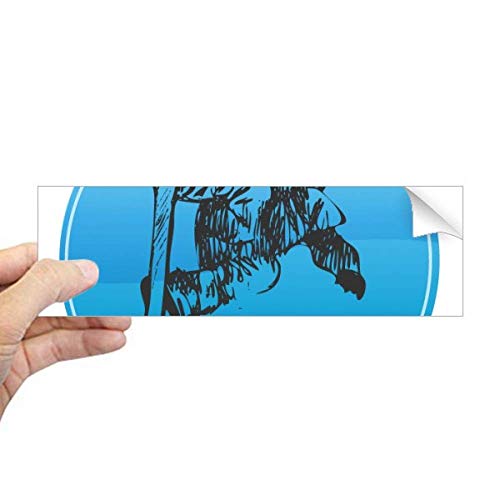 Calcomanía para defensa de esquís resistente al agua para proteger tus bastones