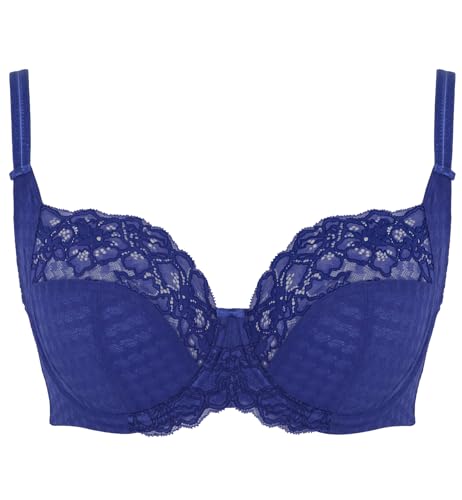 Image of Panache Women's Envy Underwire Balcony Stretch Lace Bra | Full Coverage, Supportive Lift & Comfort for Large Bust