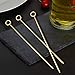 PuTwo Stainless Steel Metal Martini Picks, 4