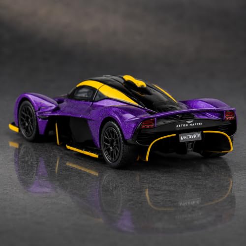 Image of Wizplex CCA Officially Licensed Aston Martin Valkyrie 2024 1:64 Scale Die Cast Metal Car - Collectible Alloy Hypercar with Free-Rolling Wheels, Display Showpiece for Kids 3+ & Car Enthusiasts