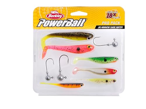 Berkley Pro Pack Jig Minnow Agua Oscura, Kits, Colores Mixtos