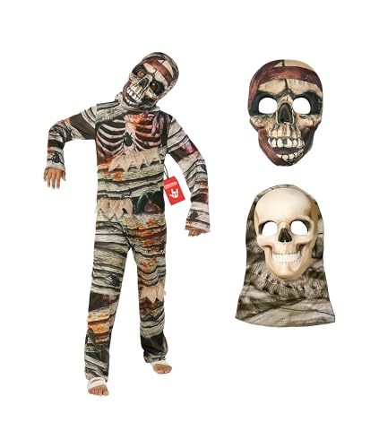 Morph Déguisement Momie Enfant, Costume Momie Enfant, Deguisement Halloween Garcon XL