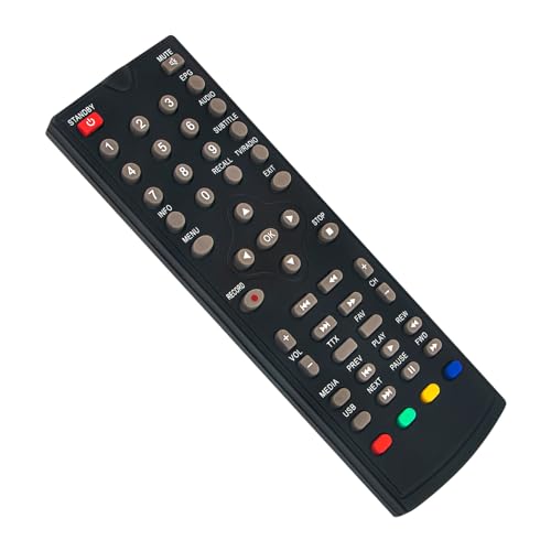 SNT912HD Télécommande remplacée -VINABTY-fit pour Sedea TNT HD SNT912/FujiOnkyo TNT HD FT912 Décodeur Récepteur télécommande SNT912HD