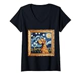 Photo Gallery donna airedale terrier notte stellata - airedale terrier maglietta con collo a v Photo Gallery donna airedale terrier notte stellata - airedale terrier maglietta con collo a v