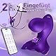 Butterfly Vibrator für Klitoris Stimulation,Tragbares Leise Stark Höschen Vibrator mit APP Fernbedienung Sex Spielzeug für Die Frau mit 9 Vibrationsmodi Sex Toy Sexspielzeug für Erwachsene für Paare