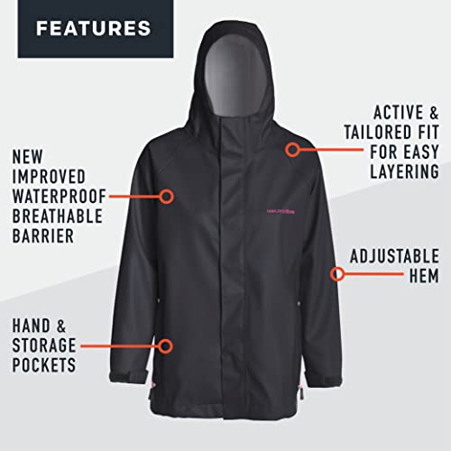 Grundéns Women’s Neptune Commercial Fishing Jacket | Waterproof, Adjustable, Black, X-Small #TOP1