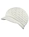 Dahlia Women's Angora Newsboy Cap Hat - Faux Pearl Accent - Dual Layer