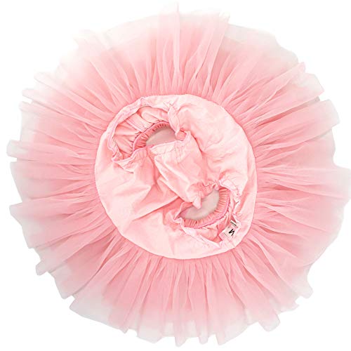 BGFKS Baby Girls Soft Tutu Skirt with Diaper Cover,1/2st Birthday Party Tutu Skirt Sets4