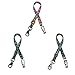 Premium Overlay Adjustable Trailer Ties (Grey Floral)