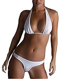 Princesa Carioca Brasil Damen Bikini 2-Teiler Push Up Set Top und Hose Farbe: Weiss Gr. XS