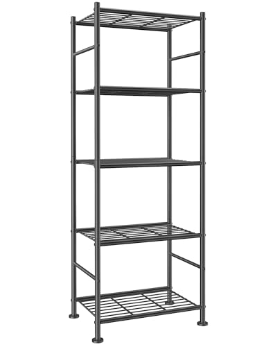Sakugi Storage Shelves - 5 Tier Shelf Organizer, Sturdy Metal